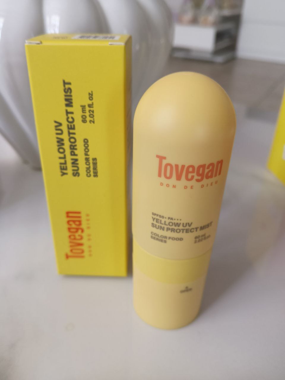 TOVEGAN Yellow UV Sun Protect Mist
